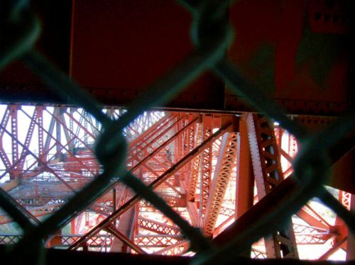 Beneath the Golden Gate Bridge